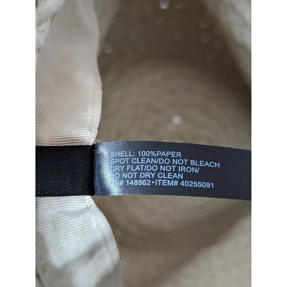 Torrid Paper Straw Wide Brim Hat Size M/L - Picture 6 of 7